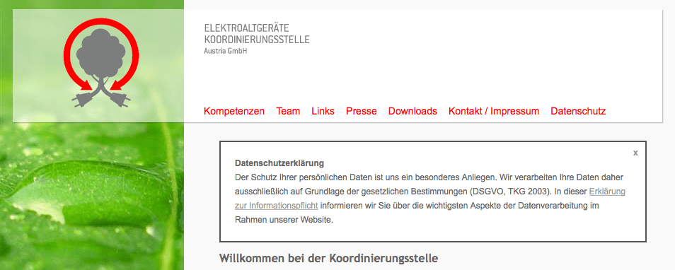 EAK Austria Website